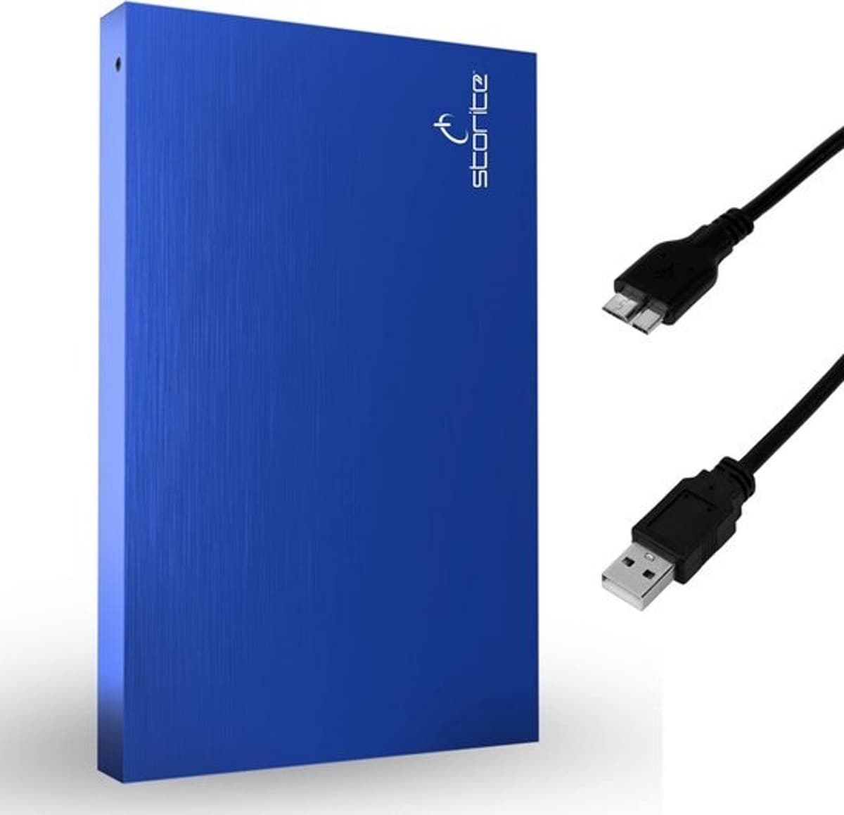 Ultradunne externe harde schijf - 2,5 inch, 320 GB en USB 3.0 - Voor back-up en opslag — afbeelding 1