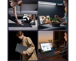 Tablet T60 Pro - 24GB RAM 256GB Opslag - 13,4 Inch IPS Scherm - Octa Core Processor - Android 15 - 10000mAh Batterij - WiFi Tablet PC