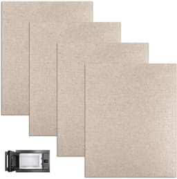 4 stuks magnetron glimmerplaat, 15 x 12 cm glimmerplaat magnetron golfgeleider afdekking Universele magnetron glimmerplaat voor magnetrons glimmerblad vervangende glimmerplaten golfgeleiderafdekking — thumbnail 1
