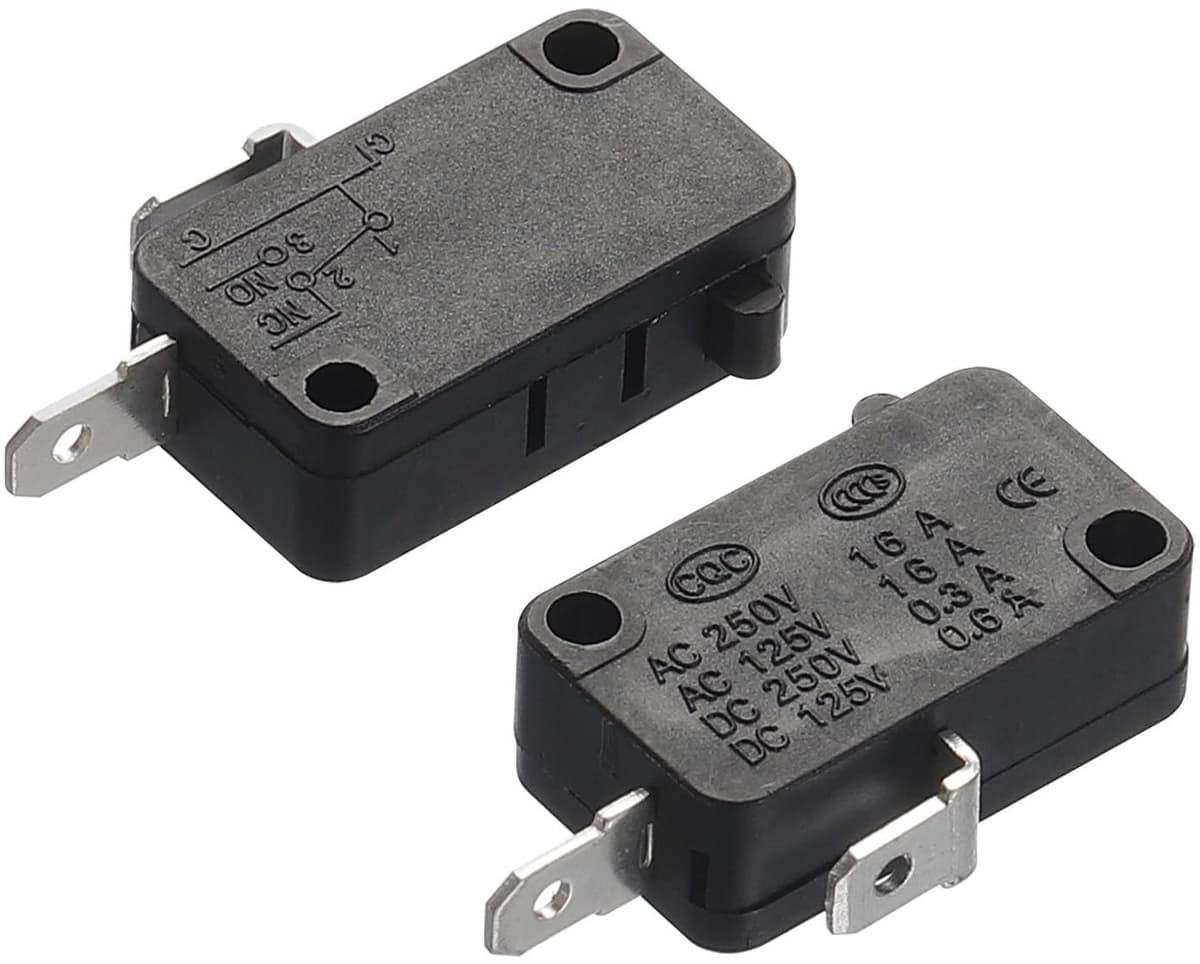 Magnetron Oven Deurschakelaar - Microschakelaar Vervangingsonderdelen 16A Pack van 2 — afbeelding 1