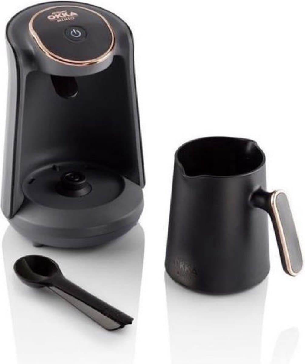 Arzum OKKA Minio Copper - Turkse Koffiemachine - Zwart & Koper | 4 kopjes | OK004 - Black & Copper | Turkish Coffee Maker — afbeelding 1