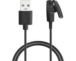 kwmobile USB-oplaadkabel geschikt voor Garmin Forerunner 645 / 645 Music / 230 / 235 / 30 / 35 kabel - Laadkabel voor smartwatch - in zwart