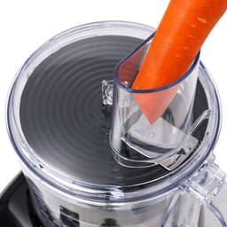 Multifunctionele Foodprocessor – 800W – 1,2L Mengkom – Retro Design – Zwart/RVS – Snijden, Hakken, Pureren, Raspen & Persen – Inclusief Accessoires — thumbnail 2