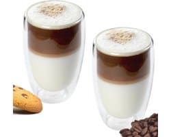 Dubbelwandige koffieglazen 450 ml - Ideaal voor cappuccino en latte macchiato