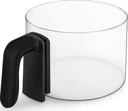 4SWISS ABB-G24 Pure Glass - Airfryer - Heteluchtfriteuse - 1200W - 3L - Touchscreen - Glazen bak - Zwart — thumbnail 3