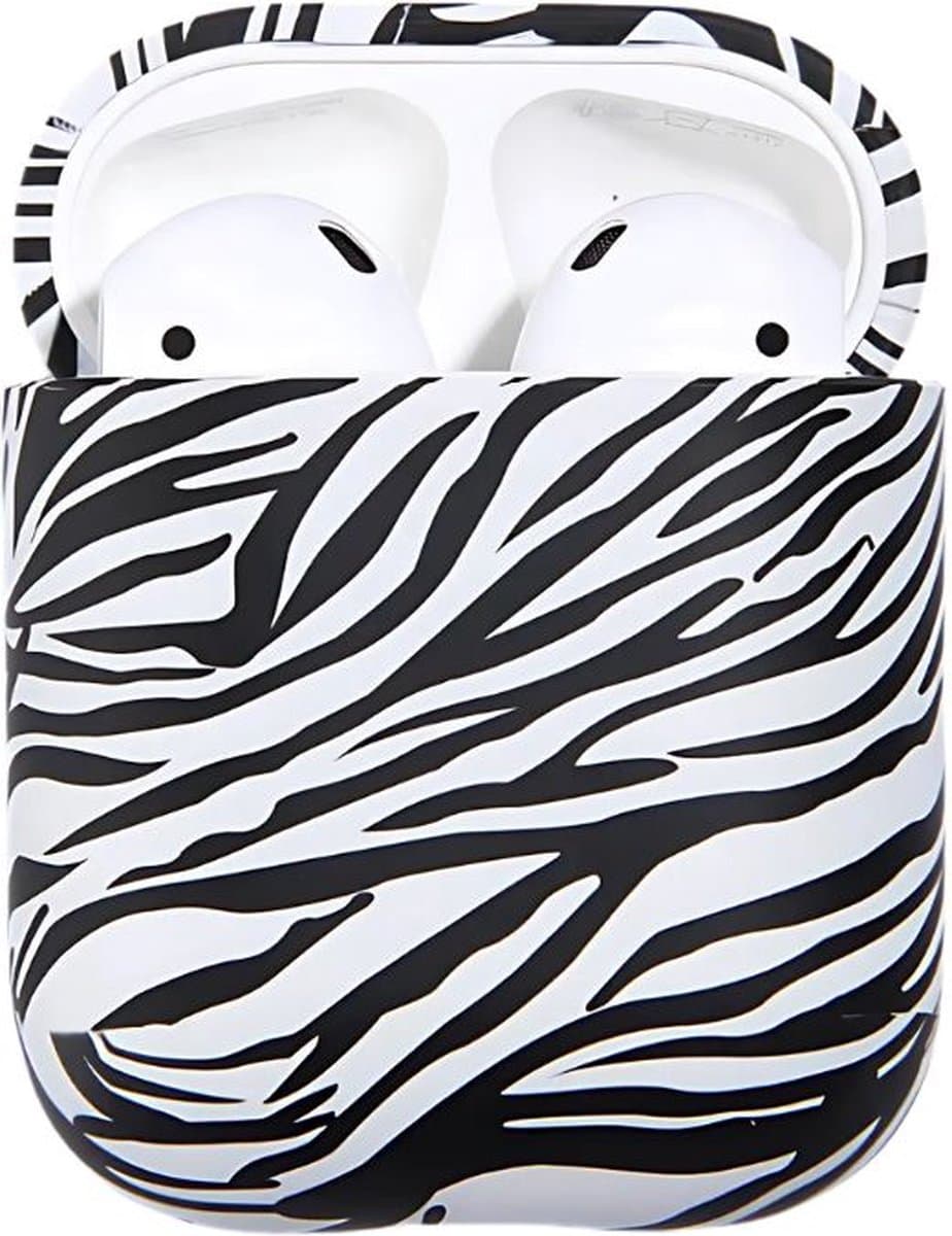 Shieldcase Zebra Style Case - beschermhoes geschikt voor Airpods 2 hardcase - zebra print hoesje - dierenprint — afbeelding 1