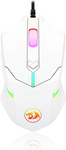 Redragon: Centrophorus M601 Wit Wired Gaming Mouse /PC - gaming muis - verstelbare DPI - Teflon pads - m601W — thumbnail 3
