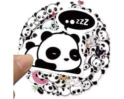 CHPN - Panda Stickers - Stickers van panda's - Pandabeer stickers - Voo op je fiets, beker, laptop, schoolspullen - Dierenstickers - Hippe panda stickers - 50 stuks - panda liefhebber