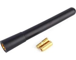 *** Korte auto-antenne voor FM / AM - Universeel en van topkwaliteit - Zwart - Slechts 10cm lang - auto radio ontvangst van Heble® ***