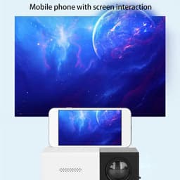 1080P Draagbare Mini-projector met Ingebouwde Luidsprekers - Multimedia Home Theatre Filmprojector - Compatibel met Smartphone en Laptop — thumbnail 4