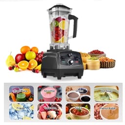Multifunctionele keukenmachine - 36000 RPM - 2200W - Blender - Mixen - Pureren - Keukenmixer - Smoothie maker - 2 Liter - inclusief droogmolen 500ML - ABS - Antraciet — thumbnail 5