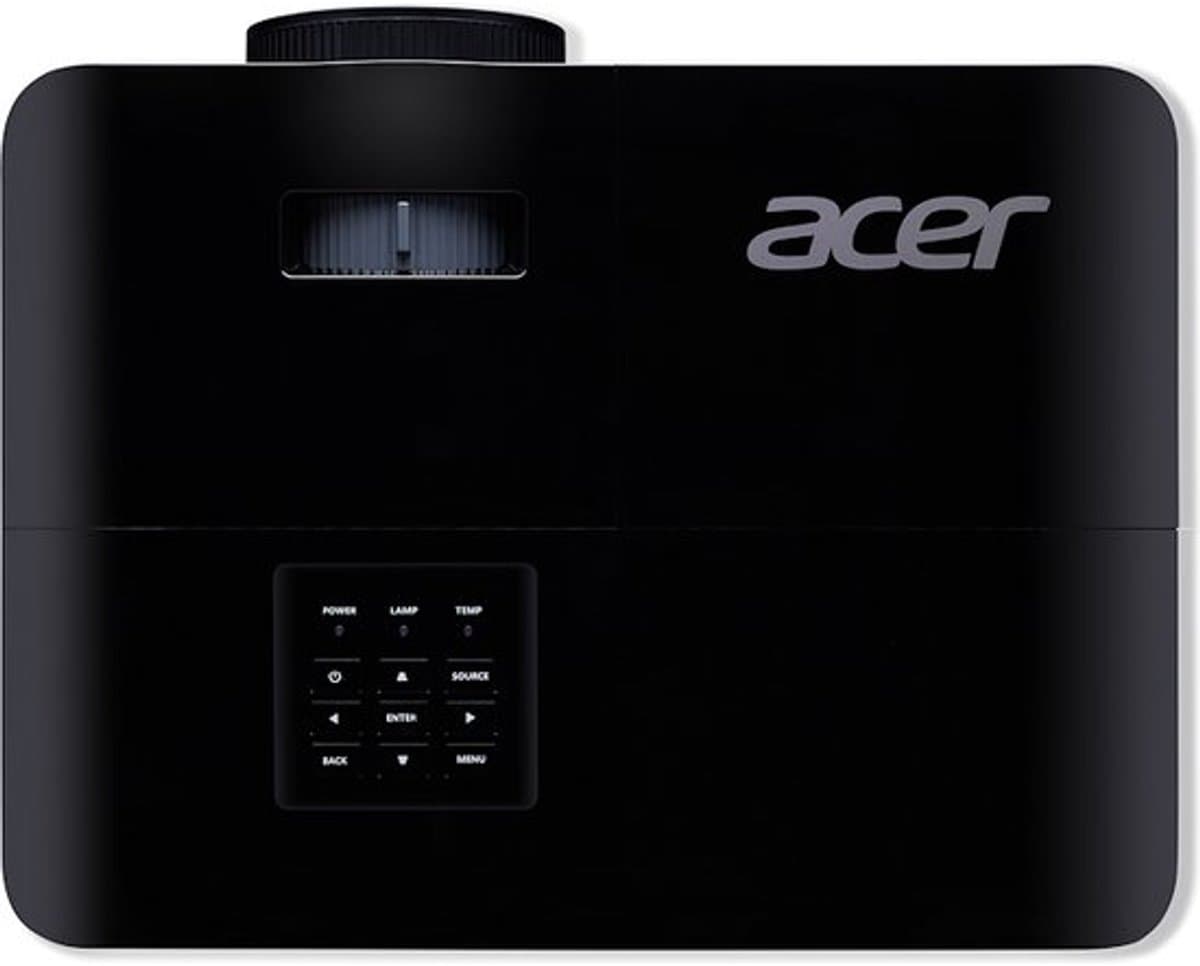 Acer X129H beamer/projector Projector met normale projectieafstand 4800 ANSI lumens DLP XGA (1024x768) 3D Zwart — afbeelding 1