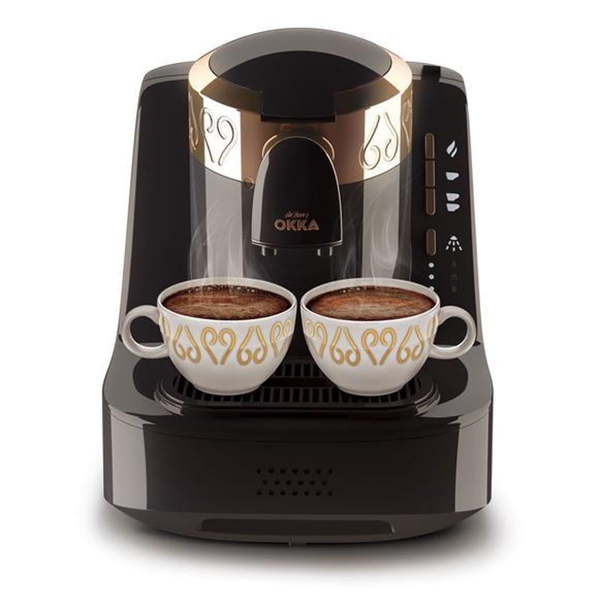 Arzum OKKA Turks Koffiezetapparaat OK001-0100 | Zwart/Koper - 2 kopjes - Aanpasbare temperatuur - Volautomatisch - 710W — afbeelding 1