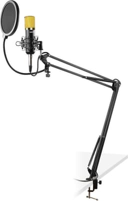 Studio microfoon - Vonyx CMS400B - Met verstelbare arm, shockmount en popfilter — thumbnail 1