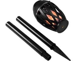 EUROLITE bluetooth speakers draadloos - Accu -  FL-2 LED Flamelight - tuin speakers