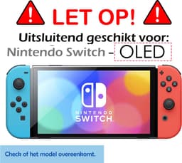 Screenprotector - Geschikt voor Nintendo Switch OLED Screenprotector Bescherm Glas - Tempered Glass Geschikt voor Nintendo Switch OLED Screen Protector — thumbnail 2