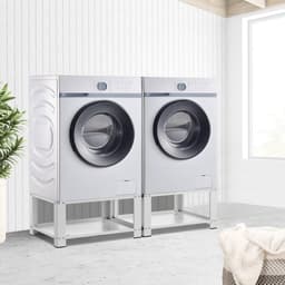 Wasmachine sokkel dubbel Cremlingen verhoger met planken — thumbnail 1