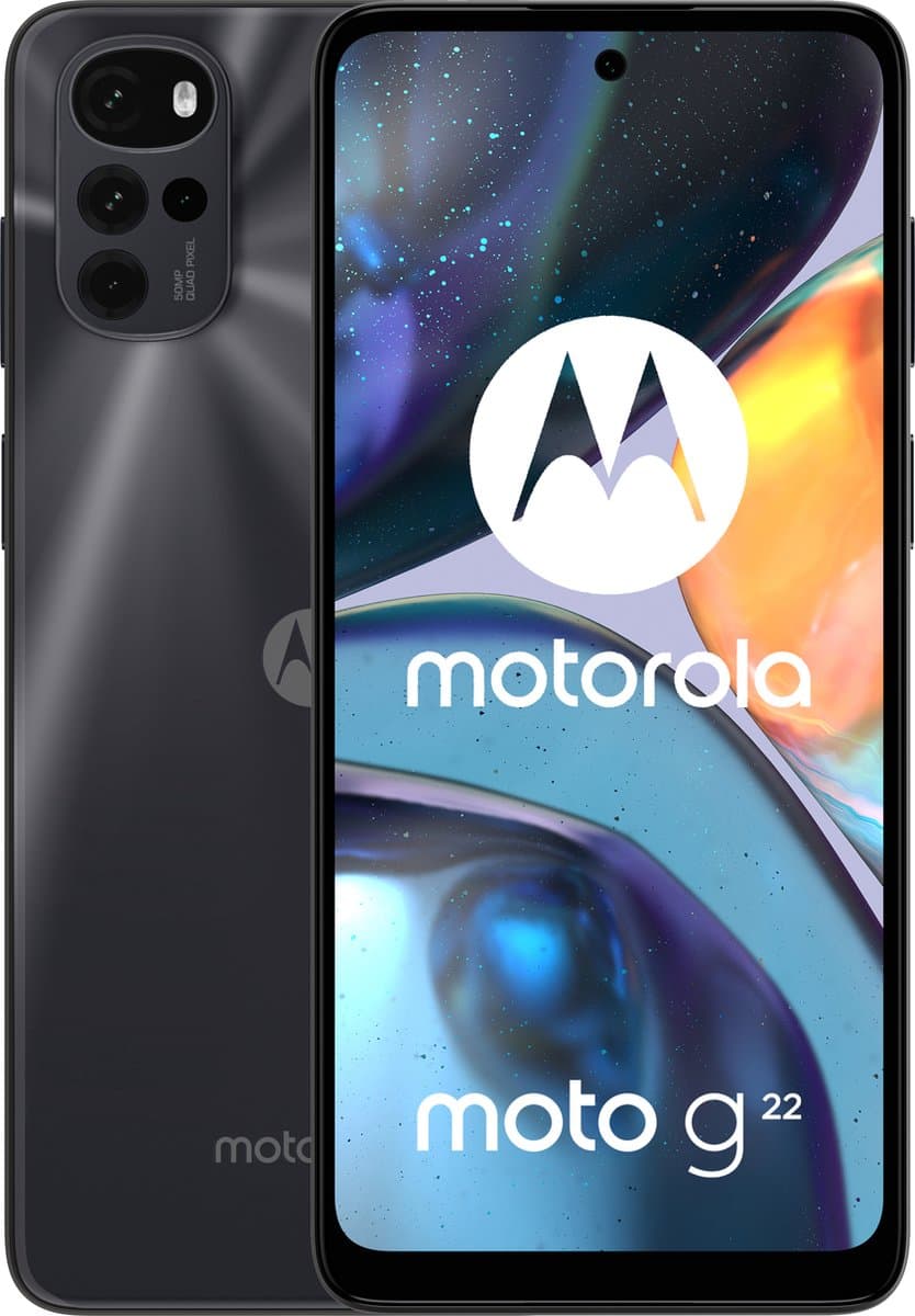 Motorola moto g22 - 64GB - Zwart — afbeelding 1