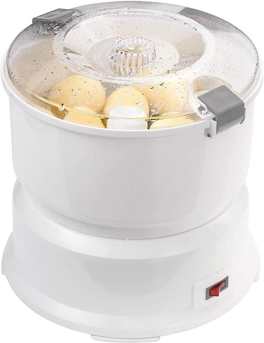 Elektrische Aardappelschiller - Keuken Gadget Appelschiller - Snel Groenten Schillen - Rommelvrij en Tijdbesparend - 1.60 kg - Wit — afbeelding 1