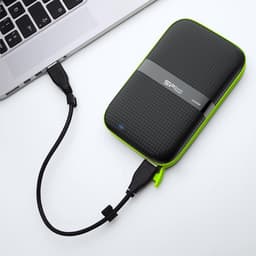 Externe Harde Schijf - Draagbare Opslag - Bestanden Opslaan - Militaire Kwaliteit Bescherming - 5 TB - Zwart — thumbnail 3
