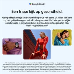 Google Pixel Watch 5 - smartwatch - 45 mm - Wifi - zwart - sportbandje — thumbnail 5