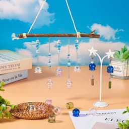 Set van 12 bloemenkralen in kegelsvorm voor doe-het-zelf windspelen en sieraden maken, kleurrijk en veelzijdig voor creatieve projecten — thumbnail 4