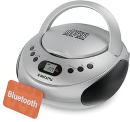 Oakcastle CD250 - Draagbare CD-Boombox - Bluetooth 5.0 - FM-Radio - Tot 15 Uur Afspeeltijd - Zilver — thumbnail 1