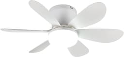 Fantiluxe - Alva - Plafondventilator met verlichting - Wit - Ø53cm - Afstandsbediening - Met lamp - Plafond ventilator - Slaapkamer — thumbnail 3