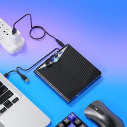 Externe Schijflezer Hub - USB C Lezer - Gegevens Beheer - 7 Poorten - 157 cm - Zwart — thumbnail 4
