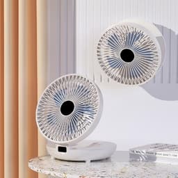 Muurventilator - Luchtcirculator - Koelte Creëren - Ultrastil Ontwerp - 9.4x20.5x9.4 cm - Wit — thumbnail 2
