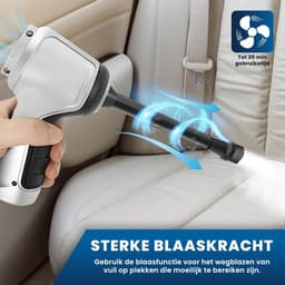 Zavio® Auto Stofzuiger - Kruimeldief - Handstofzuiger — thumbnail 2