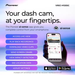 Compacte dashcam - Auto camera - Veilig rijden - 15K resolutie - 120 graden - Zwart — thumbnail 4