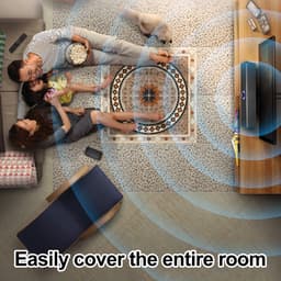 350TS lange Bluetooth-speaker voor computer – USB-aansluiting, volumeknop, bedrade audio en subwoofer — thumbnail 2