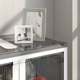 FloraGrace Opbergbox – 69L Vouwbaar En Stapelbaar – 60 x 42 x 34 cm – PP Kunststof – Wit – Met Wielen Voor Slaapkamer En Kantoor – 5-Zijdige Toegang — thumbnail 2