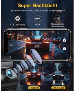 SP® Dashcam - Autocamera met Parkeermodus - Loop-Opname - Zwart - 3cm x 5cm x 10cm — thumbnail 3