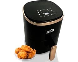 Compacte Airfryer - Heteluchtfriteuse - Gezond Koken - 9-in-1 Functies - 36 Liter - Zwart