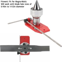 SnelShoppen - Hoogwaardige Grasmaaier Mes Balancer voor Magna Matic - Wandmontage - Sterke Constructie - Mes Balancer voor Tuinonderhoud - Compatibel — thumbnail 2