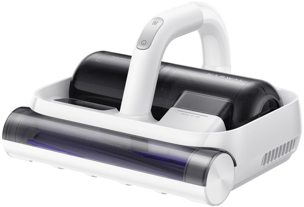 NARWAL U50 Smart Matrasstofzuiger – 15 kPa Zuigkracht, 58°C Constante Verwarming, UV-C Sterilisatie, Direct op Netstroom, 99,99% Mijtenverwijdering，Mijtenverwijderaars / Matrasreinigers / handzaam，Handstofzuigers – Wit — afbeelding 1