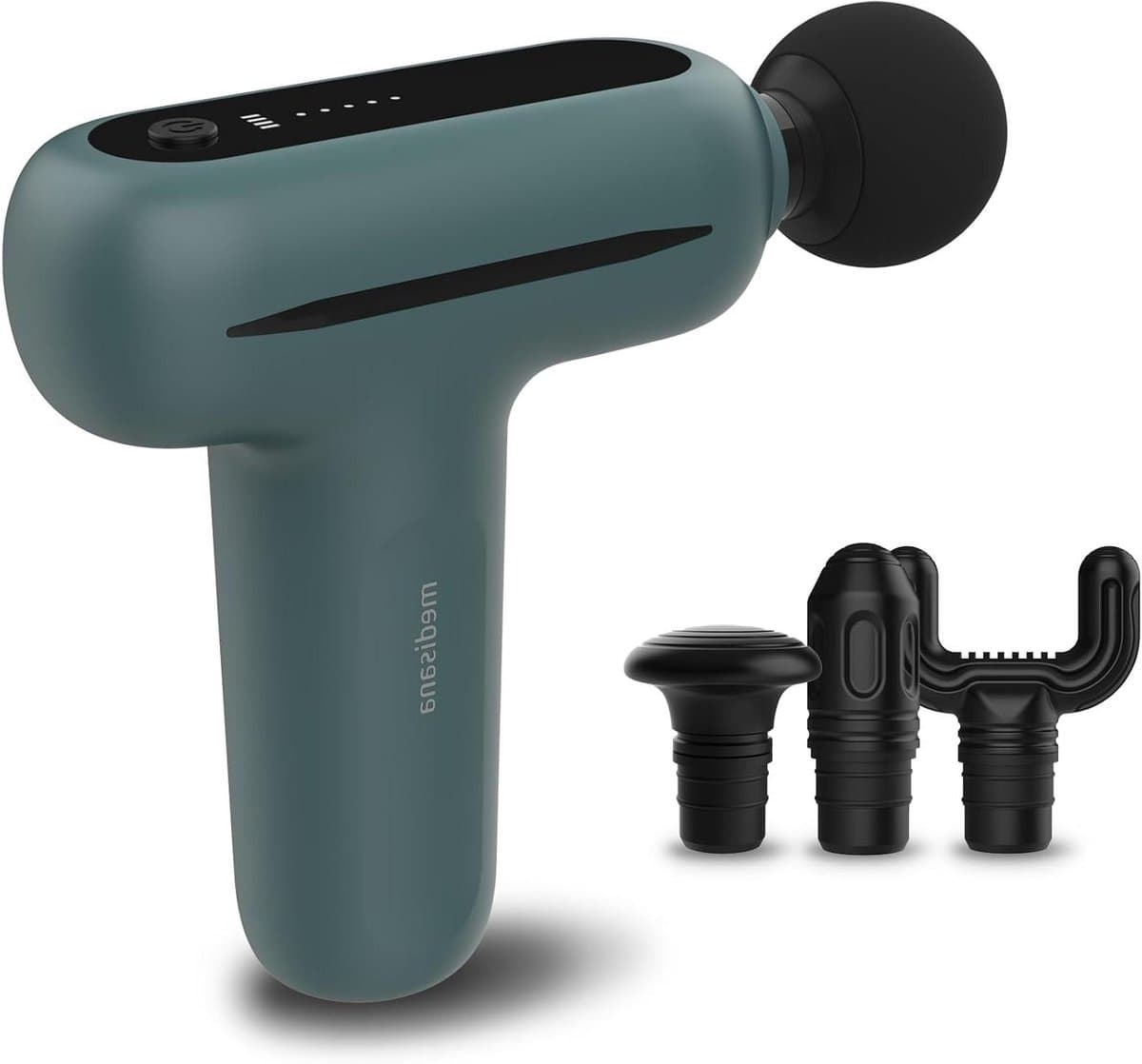 Mini Massagepistool - Spier Stimulator - Spierherstel Bevorderen - Slimme Intensiteitsmodus - 370 gram - Zwart — afbeelding 1