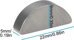SnelShoppen - 10x Woodruff Sleutel Veerwig 5x9x22mm voor Motorfiets, Grasmaaier, Tuinmachines, Hoogwaardige Kwaliteit — thumbnail 3