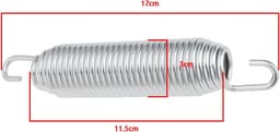 SnelShoppen - 2 stuks Vervangende Veer voor Grasmaaier Robot 607616 122388 604291 Lengte 17cm Compatibel met Hustler Raptor FASTRAK — thumbnail 3