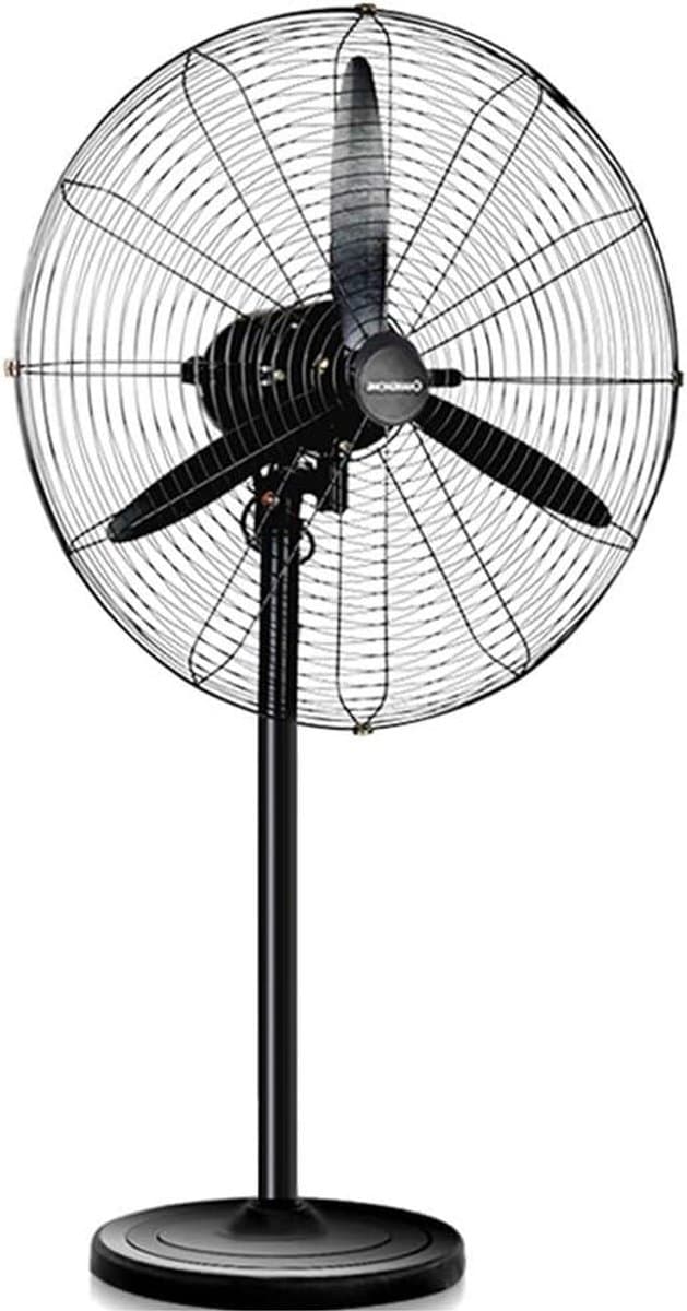 Industriële Voetstukventilator - Vloerventilator Ventilator - Werkruimte Koelen - Stille Mechanische Bediening - 20-29 inch - Zwart — afbeelding 1
