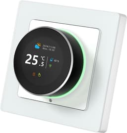 Slimme Thermostaat - Digitale Regelaar - Comfort Verhoging - Bidirectionele Draaiknop - 181 Inch Scherm - Zwart — thumbnail 1