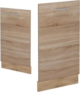 Vaatwasserpaneel - Keukenfront - Keuken Integratie - Interne bediening - 45 cm breed - Sonoma eiken — thumbnail 4