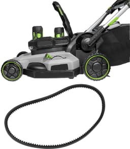 Dailygoods- Aandrijfriem Rubber - Binnenomtrek 749 mm - Buitenomtrek 800 mm - Breedte 10 mm - Dikte 8 mm - Compatibel met Hyundai HYM510SPE - Grasmaaier Riem — thumbnail 2