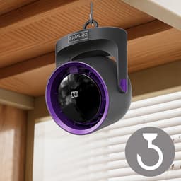 Zenwire F12 - Mini Draagbare Ventilator - Voor Kantoor - Voor Kamer - Krachtig - Instelbare Luchtstroom - Tafelventilator - Kleine Ventilator - Draaibaar - Opladen Via USB - USB-C - Stil - Bureauventilator - Zwart — thumbnail 3
