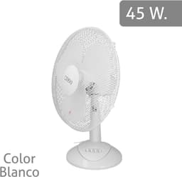 Tafelventilator - Ventilator - Ruimte Koelen - Automatische Oscillatie - 40 cm Diameter - Wit — thumbnail 3