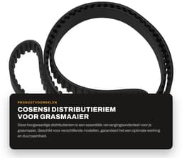 Dailygoods- Distributieriem Vervanging 20 mm - Compatibel met Countax — thumbnail 2