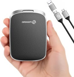 Draagbare Externe SSD - Snelle Opslag Mobiele Harde Schijf - Bestanden Overzetten - Hoge Overdrachtssnelheid - 1 TB - Zwart — thumbnail 1
