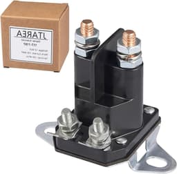 Startrelais Magnet Schakelaar - Startrelais Solenoïde - Grasmaaier Onderhoud - Koperen Spoel - 12 Volt - Zwart — thumbnail 1